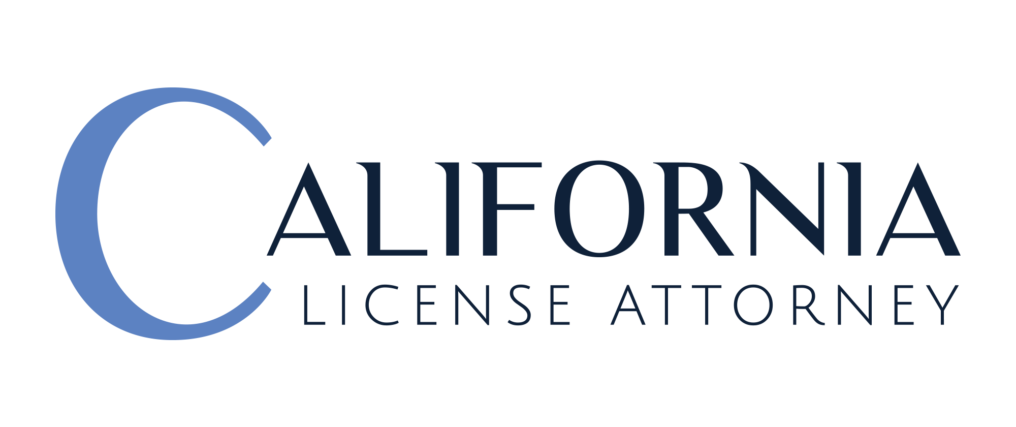 CALIFORNIA LICENSE ATTORNEY    logo
